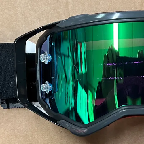 Scott Prospect Goggles - Black Grey W/ Green Chome Lens