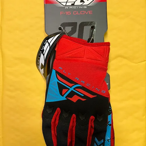 Fly Racing F-16 Gloves - Red/Black - Size 2X
