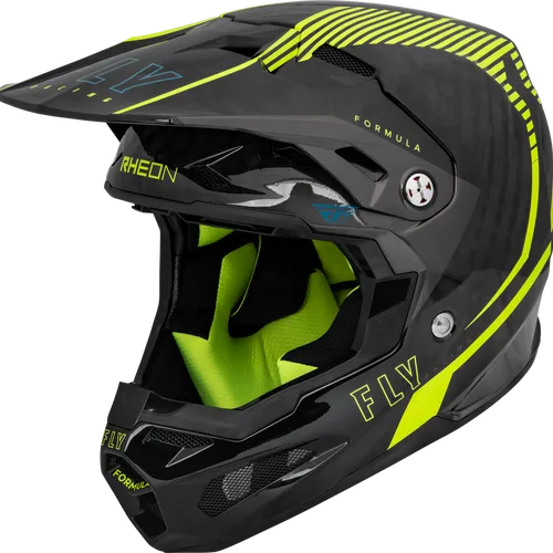 Fly Racing Formula Carbon Tracer Helmet - Hi-Viz/Black