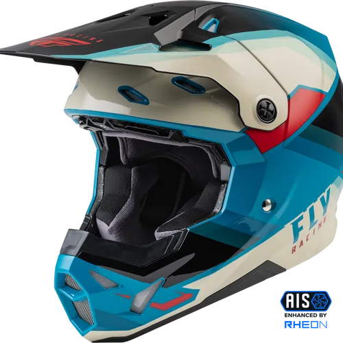 Fly Racing Formula CP Rush Helmet - Black/Teal - Large