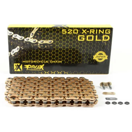 Pro-X 520 MX X-Ring Chain - Gold - 120 Links