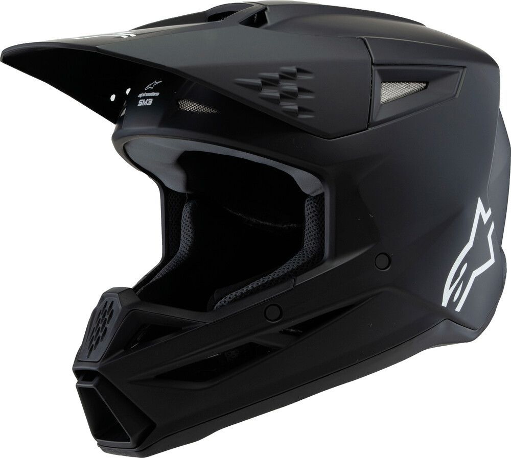 Alpinestars YOUTH SM3 Helmet - Solid - Matte Black