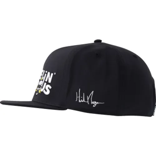 Deegan Hat Shocking Snap Back Hat - Black/Yellow - One Size