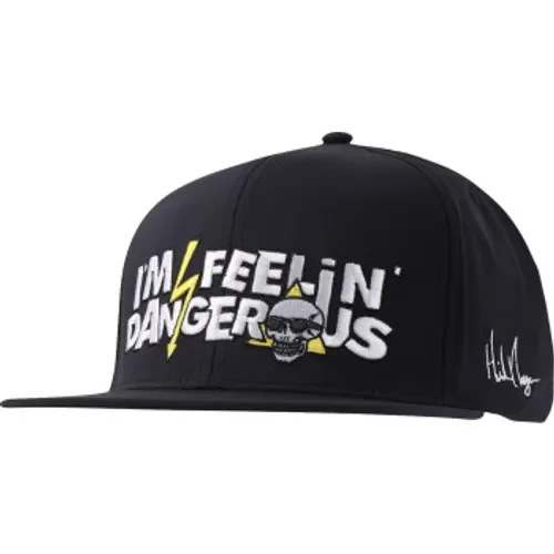 Deegan Hat Shocking Snap Back Hat - Black/Yellow - One Size
