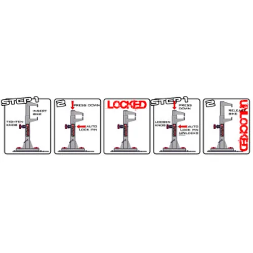 Risk Racing Lock N Load Strapless Moto Transport System