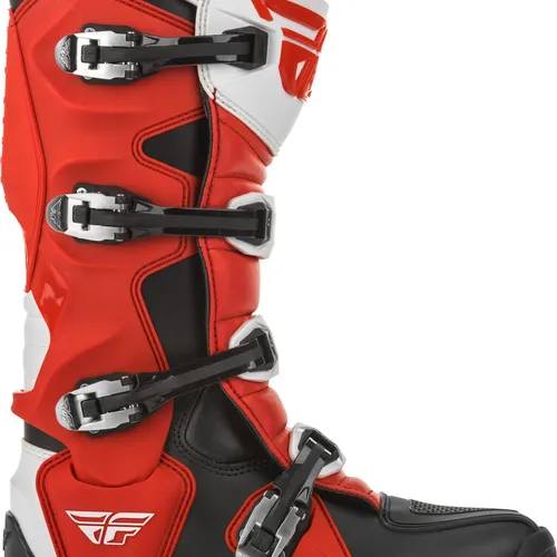 2022 Fly Racing FR5 MX Boots - Red/Black/White