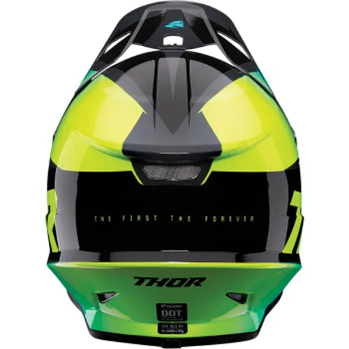 Thor Sector Fader MX Helmet - Acid / Teal 