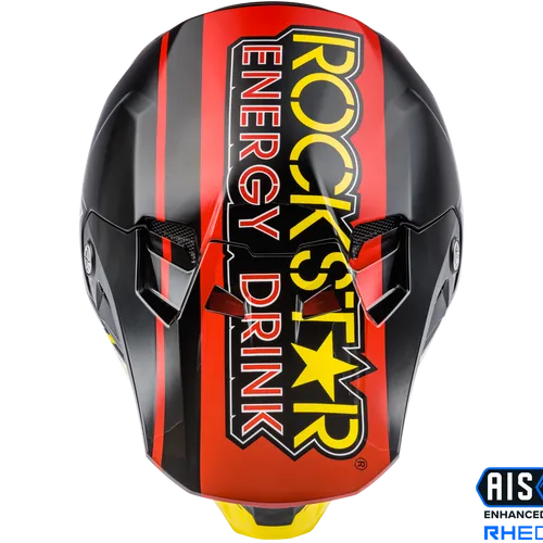 SALE!! Fly Racing Formula CC Rockstar Helmet - Blk/Red/Yel