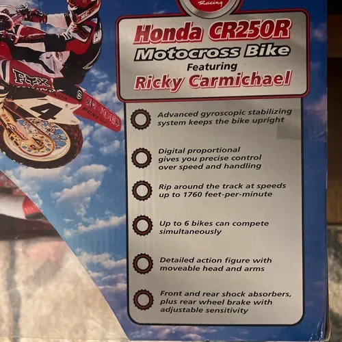 Ricky Carmichael RC Honda CR250 Motorcycle Toy