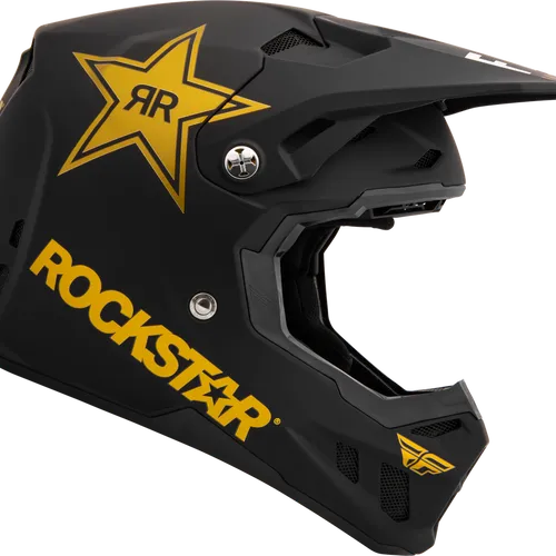 FLY Formula CC Primary Rockstar Helmet - Matte Black - XL