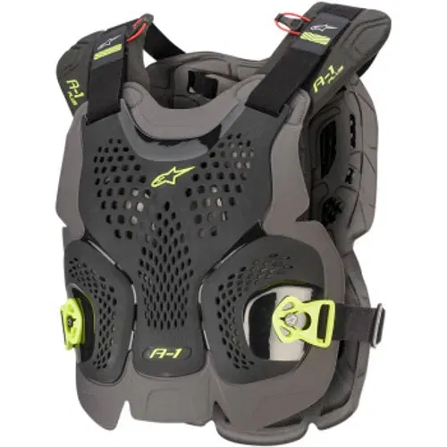 Alpinestars A-1 Plus Chest Protector - Black/Yellow - XL/2X