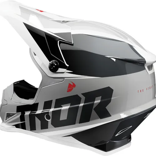 Thor Sector Fader MX Helmet - Black / White