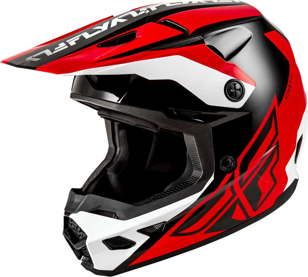 Fly Racing Kinetic Crest Helmet - Red/Black/White