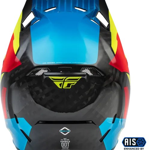 Fly Racing Formula Carbon Prime Helmet - Hi-Viz/Blue/Red