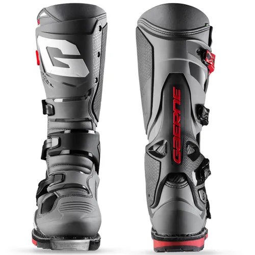 NEW! Gaerne SG-22 MX Boots - Anthracite/Black/Red - Size 9