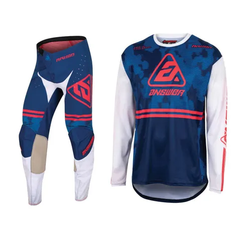 Answer Racing A23 Akron Trials Combo -Blue/White/Red