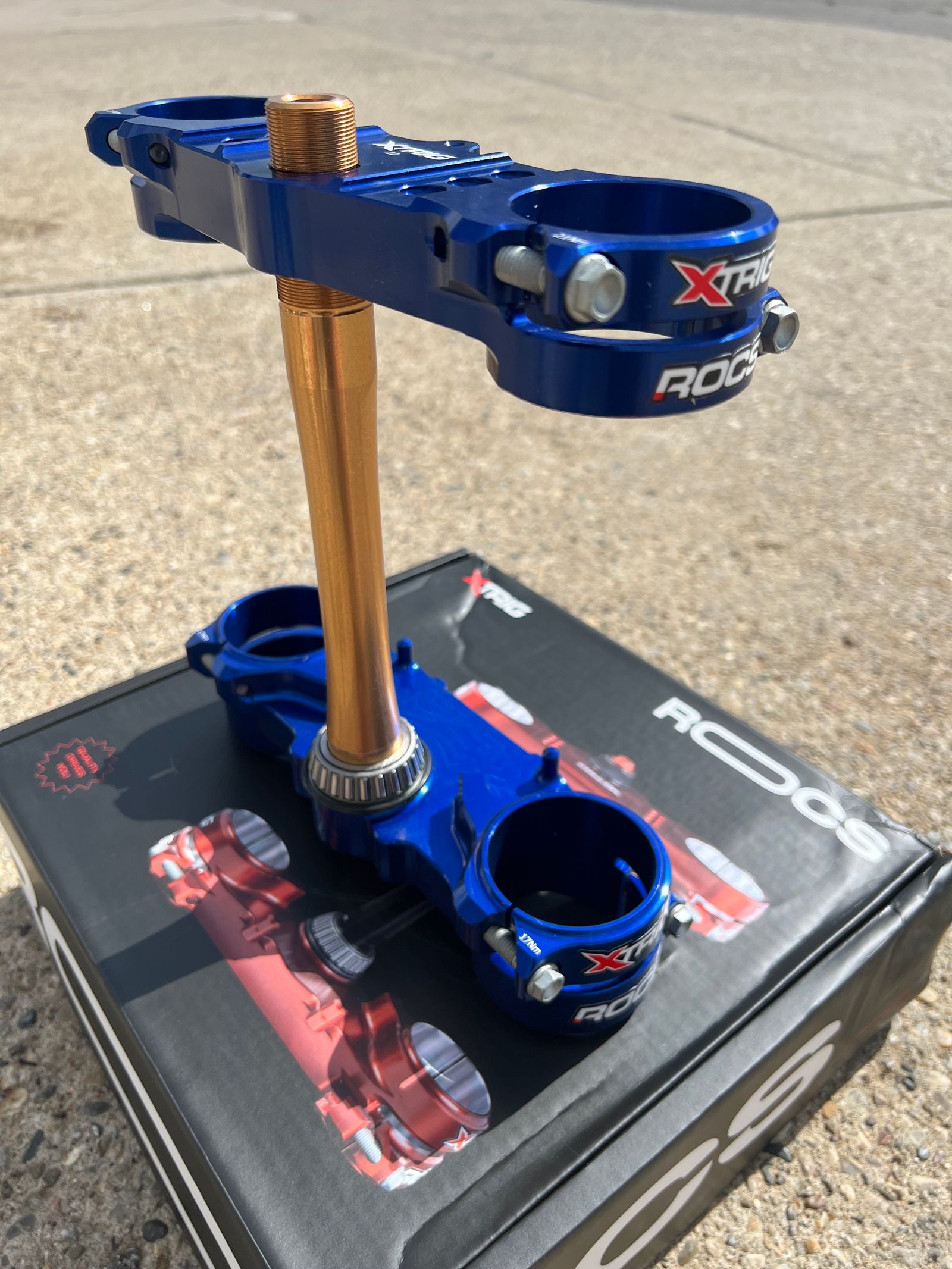 40201021-Xtrig ROCS Tech Triple Clamps YZ250 2015-2024