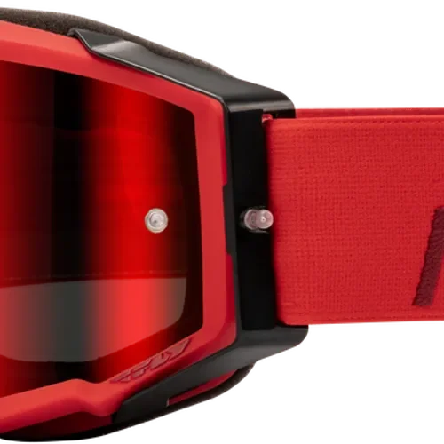 Fly Racing Zone Pro Goggle - Red w/ Red Mirror Lens
