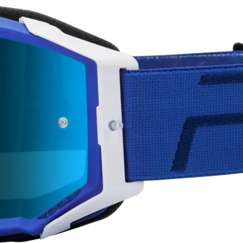 Fly Racing Zone Pro Goggle - Blue w/Sky Blue Mirror Lens