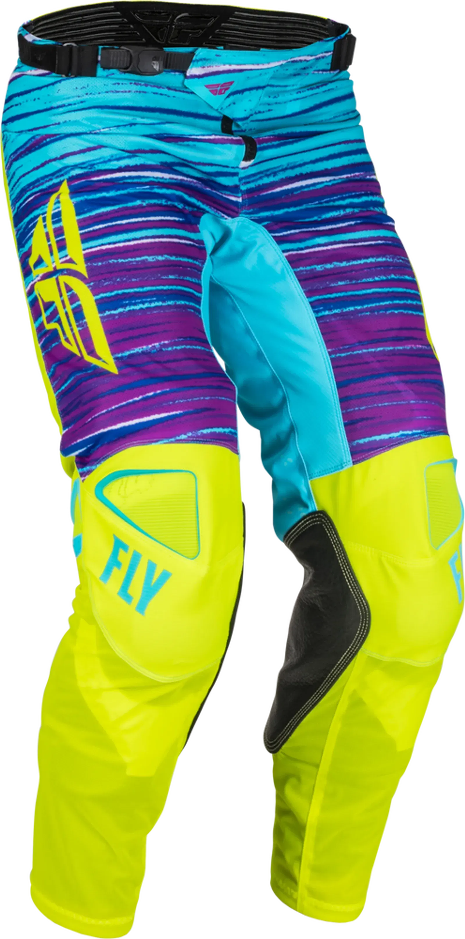 Fly Racing Kinetic Mesh LE Pants - Hi-Viz/Blue/Magenta 34 | MX Locker