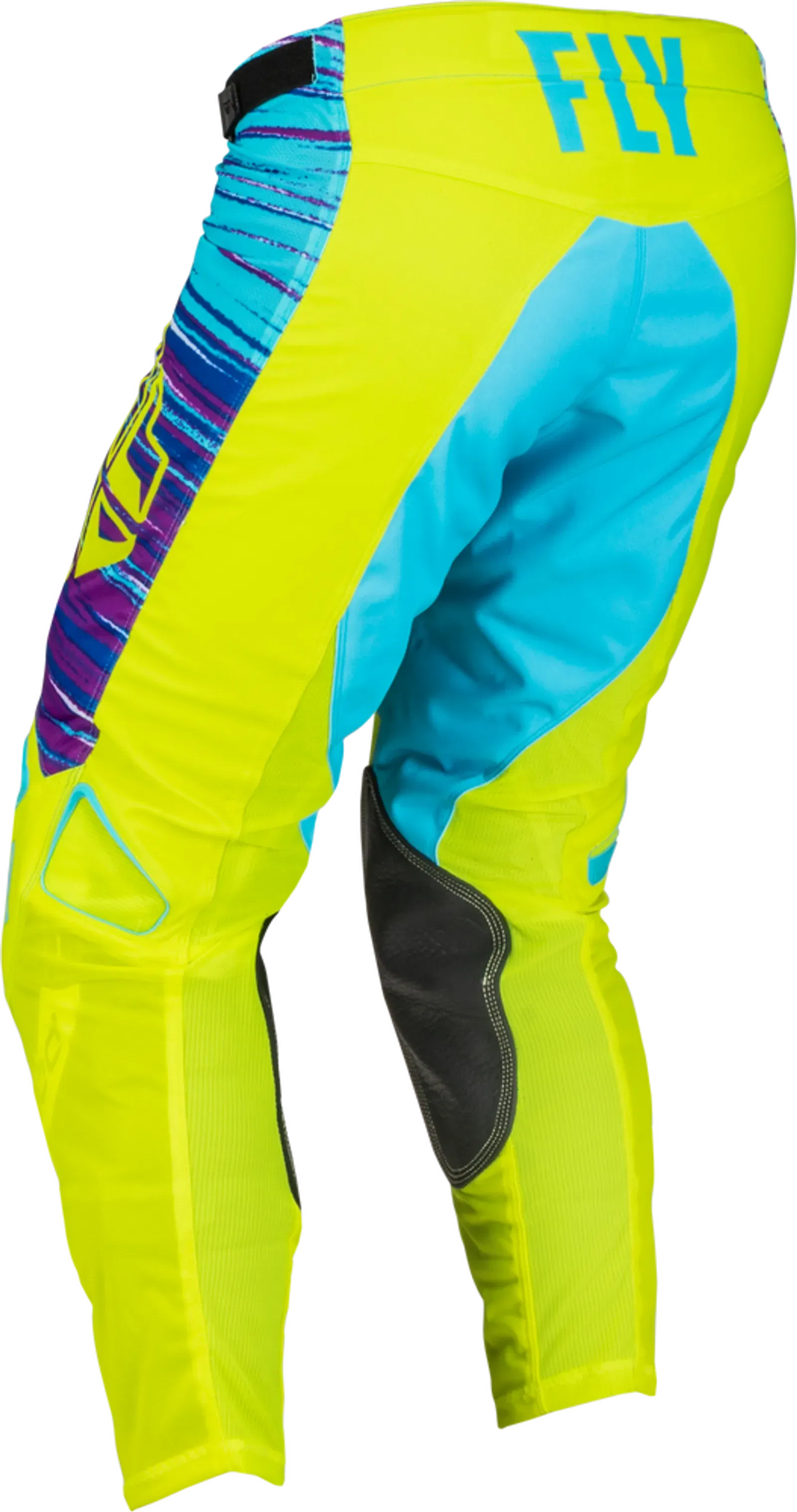 Fly Racing Kinetic Mesh LE Pants - Hi-Viz/Blue/Magenta 34 | MX Locker