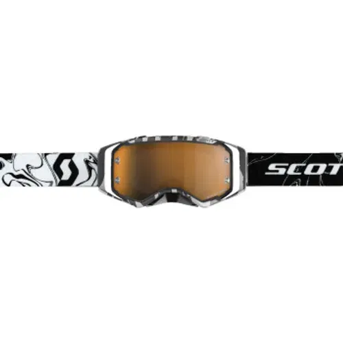 Scott Prospect Amplifier Goggles - Marble Black/White - Gold Chrome Works