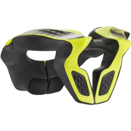 Alpinestars Youth Neck Support - Blk/Yel Fluo - One Size
