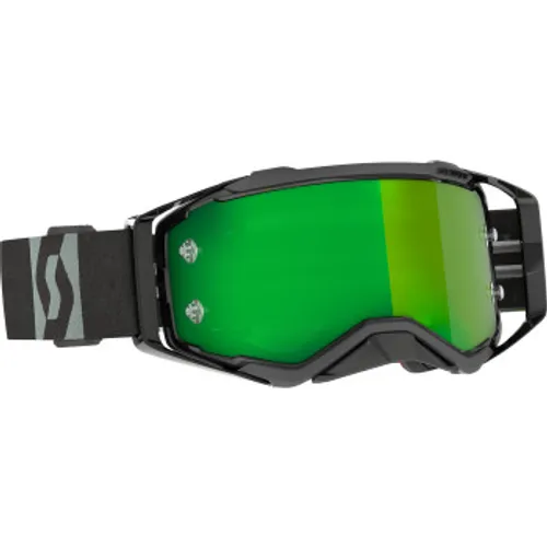Scott Prospect Goggles - Black Grey W/ Green Chome Lens