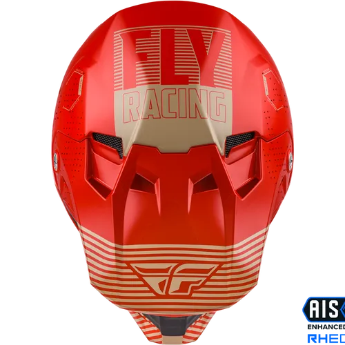 Fly Racing Formula CC Primary Helmet - Red/Khaki