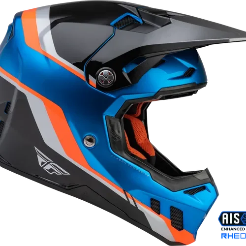Fly Racing Formula CC Driver Helmet - Blue/Orange/Black
