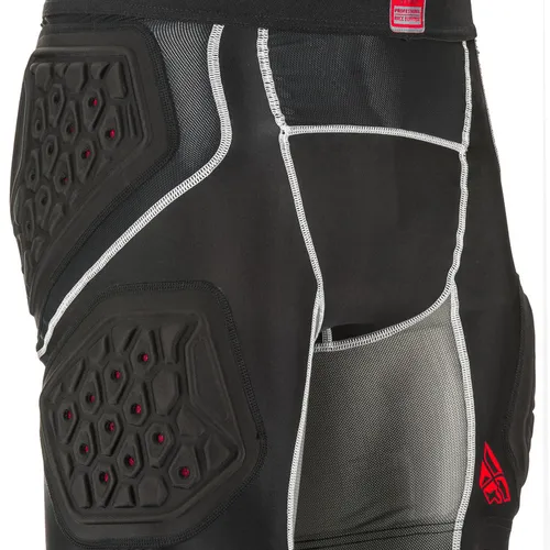 Fly Racing Barricade Compression Shorts - Black/Red