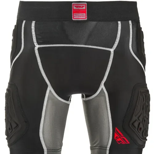 Fly Racing Barricade Compression Shorts - Black/Red