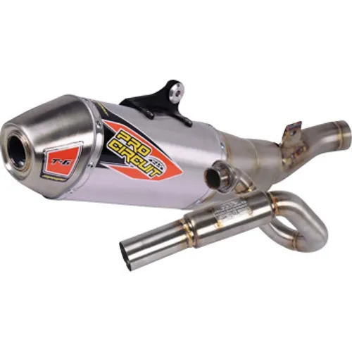 Pro Circuit T-6 Exhaust System - Stainless Steel - Kawasaki 2024 KX450F