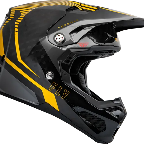 Fly Racing Formula Carbon Tracer Helmet - Gold/Black