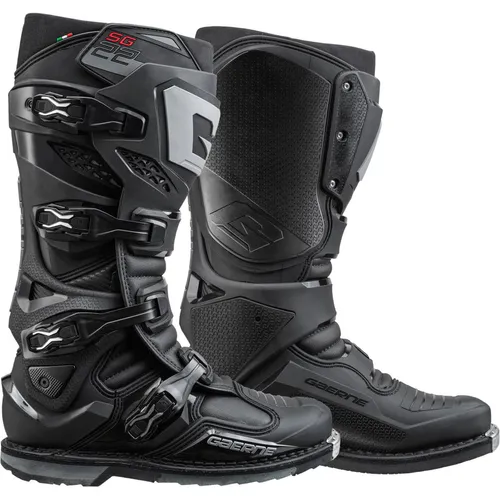 NEW! Gaerne SG-22 MX Boots - Black - Size 12
