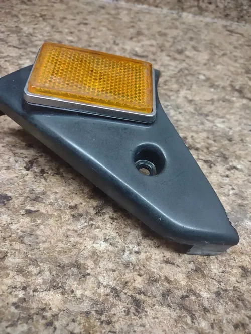 1983 VIRAGO XV XV750 FRAME FRONT NECK COVERS OEM REFLECTOR GARNISH MARKER