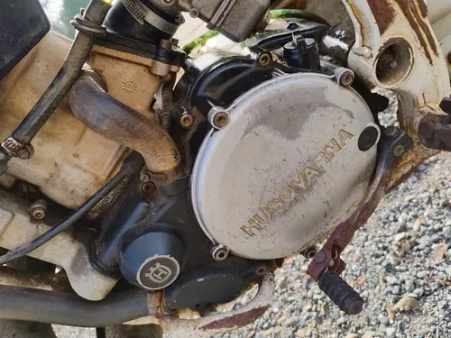 1990 Husqvarna WXE 250  Bottom Top End Engine Crank Transmission Running Cagiva