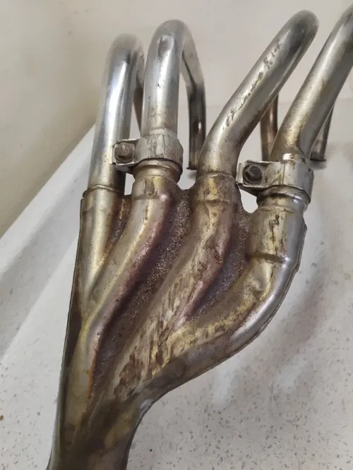 Honda 750 CB750F Supersport 1977 Exhaust Collector Chamber Pipes Headers 1978 CB
