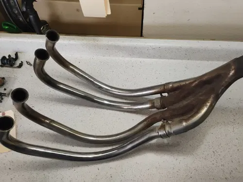 Honda 750 CB750F Supersport 1977 Exhaust Collector Chamber Pipes Headers 1978 CB