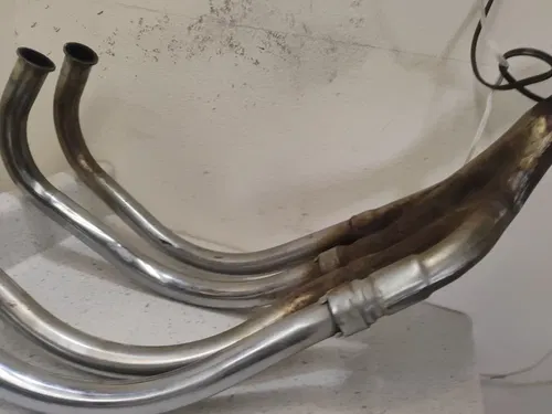 Honda 750 CB750F Supersport 1977 Exhaust Collector Chamber Pipes Headers 1978 CB