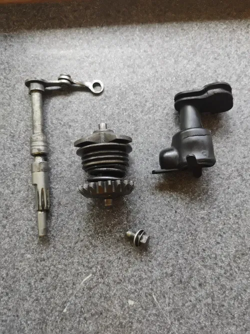 2000 KAWASAKI KX80 KX85 OEM ENGINE POWERVALVE EXHUAST VALVE LINKAGE GOVERNOR