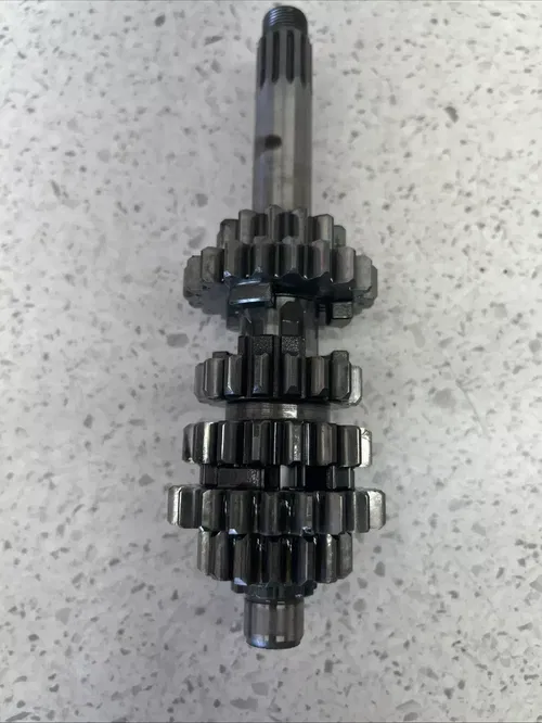 1989 Yamaha YZ125 Transmission assembly with shifting mechanism YZ 125