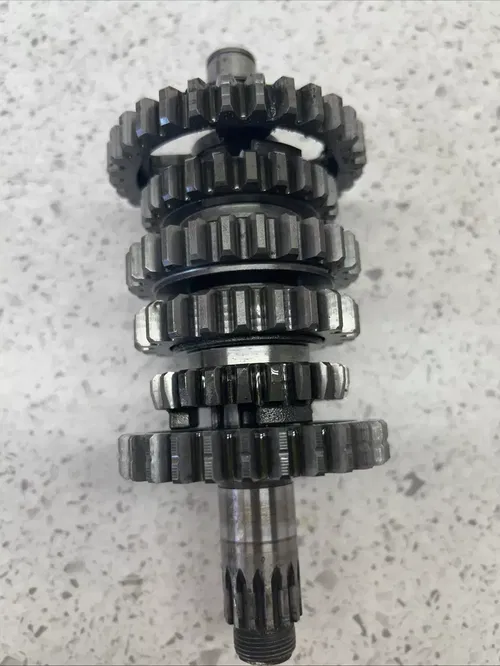 1989 Yamaha YZ125 Transmission assembly with shifting mechanism YZ 125