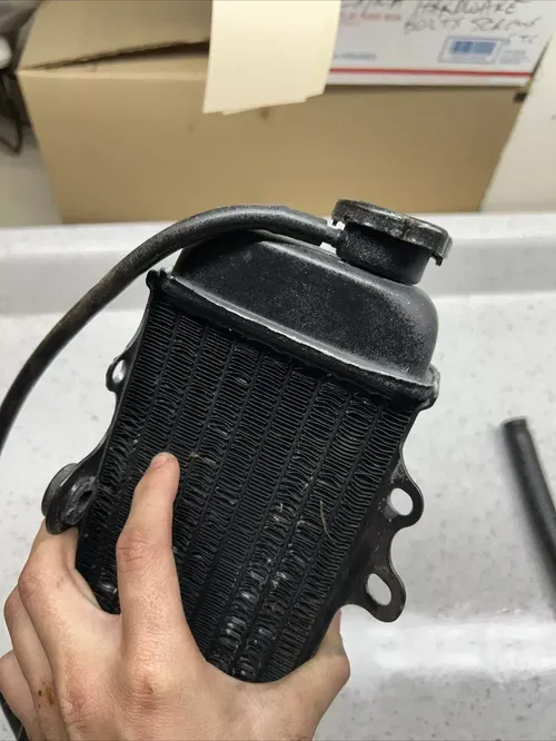 Radiator Fit 1986 Kawasaki KX125 Aluminum Radiator KX 125 86