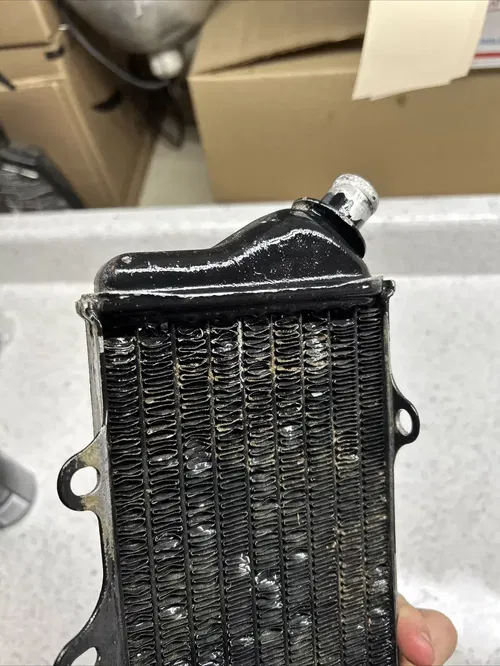 Radiator Fit 1986 Kawasaki KX125 Aluminum Radiator KX 125 86