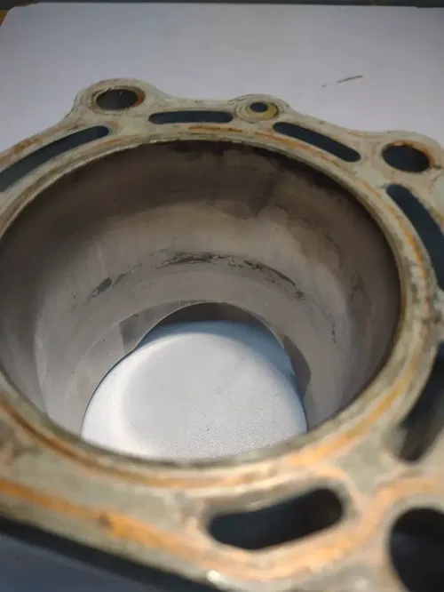 09 2009 KAWASAKI KX250F KX 250F CYLINDER Jug barrel 11005-0127