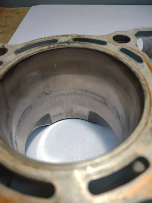 09 2009 KAWASAKI KX250F KX 250F CYLINDER Jug barrel 11005-0127