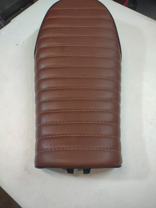Motorcycle Cafe Racer Seat Flat Saddle PU Honda CM CB 750 125 250 300 400 500