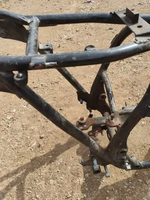 81 1981 Yamaha XJ550 XJ 550 Seca Maxim Frame Chassis no ttl BOS