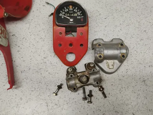 1968 HONDA TRAIL CT 90 OEM SPEEDOMETER  W’ Gasket And Mounting Plate